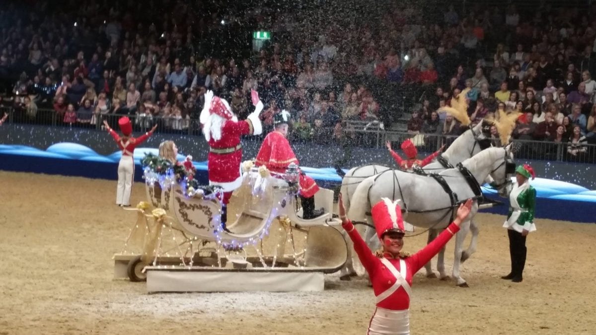 Christmas time at the London Olympia Horse Show Snaffle Travel