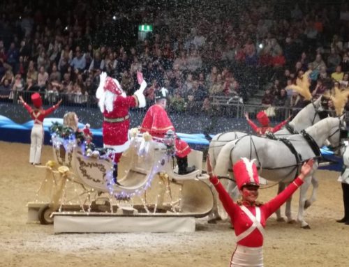 Christmas time at the London International Horse Show