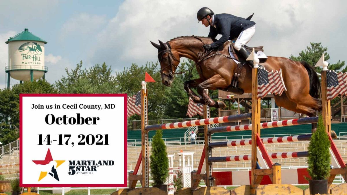Maryland 5 Star Eventing competition at Fair Hill in the USA Snaffle